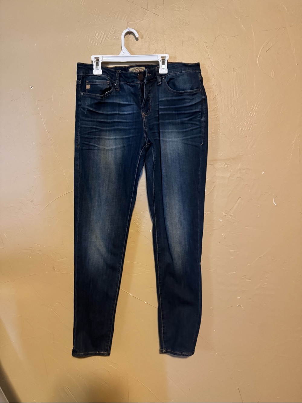 Dear John Women's Skinny Jeans in Dark Blue Wash